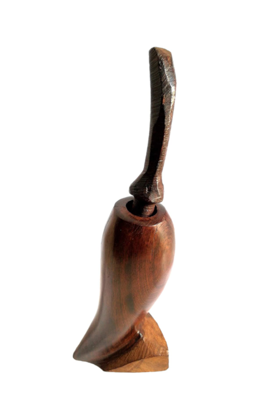 Pepper Mill Wood, Pepper Crusher Wood. Chili Ironwood Handmade, Chiltepin Spice Grinder, Hand Crusher.