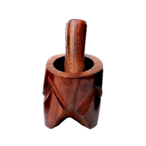 Moledor de madera para chiltepín, pimienta, especias.